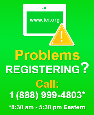Problems registering, please call 888-999-4803