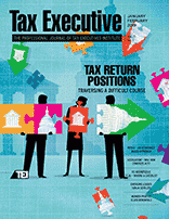 Jan-Feb 2019 Tax Executive Magazine