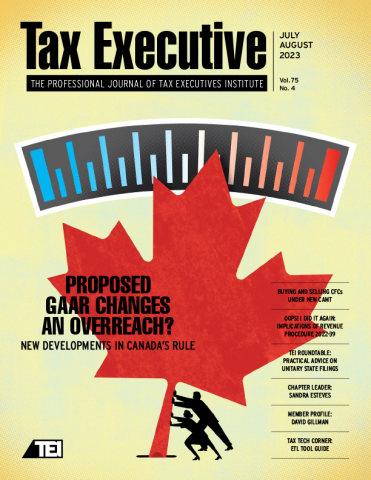 Tax Executive July August 2023